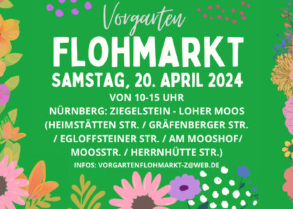 Vorgarten-Flohmarkt am 20.04.2024
